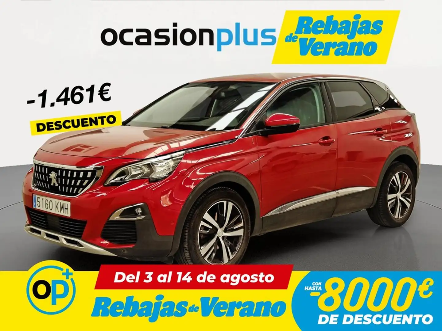 Peugeot 3008 1.2 S&S PureTech Allure EAT6 130 Rojo - 1