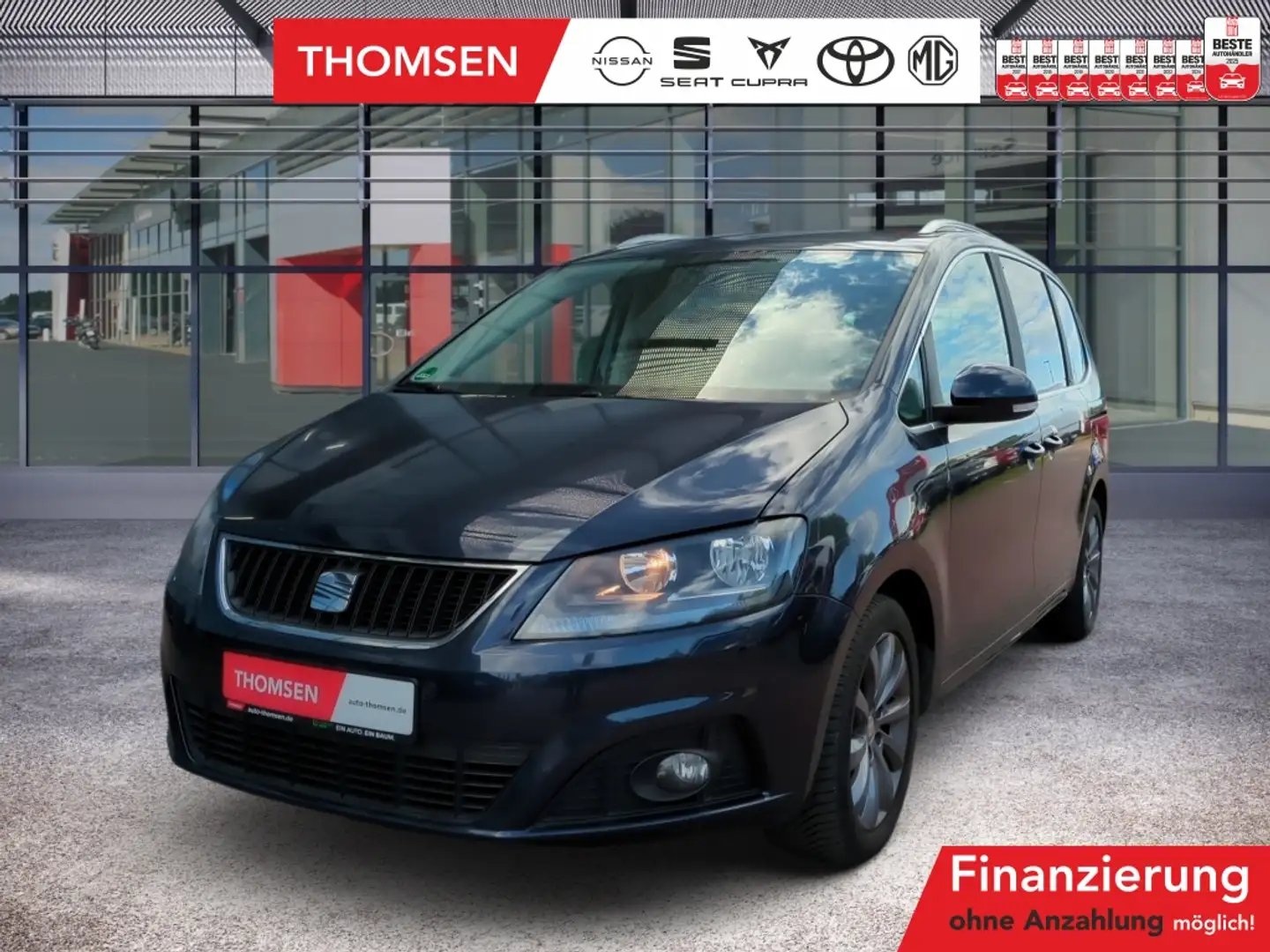 SEAT Alhambra 1.4 TSI Style 7-Sitze Winterp. Kamera Blau - 1
