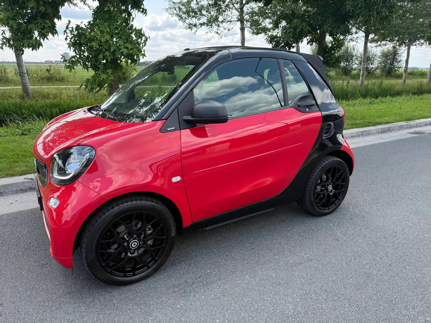 smart forTwo cabrio Electric drive edition greeflash CABRIOLET Rood - 2