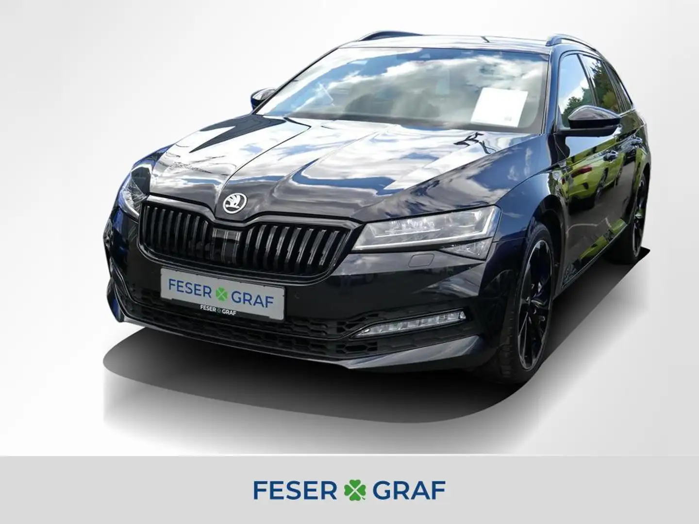 Skoda Superb Sportline 2.0 TSI DSG 4x4 - NAVI,ACC,AHK,360KAM, Schwarz - 1