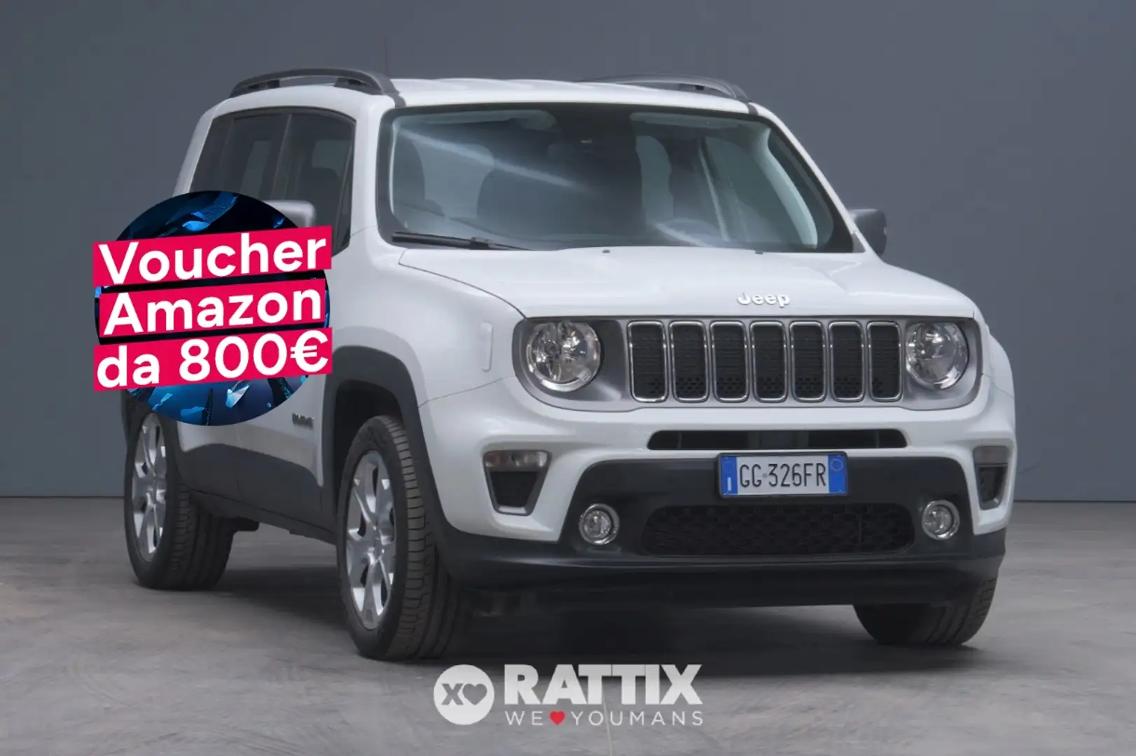 Jeep Renegade 1.3 T4 Phev Limited 4xe AT6 Blanc - 1