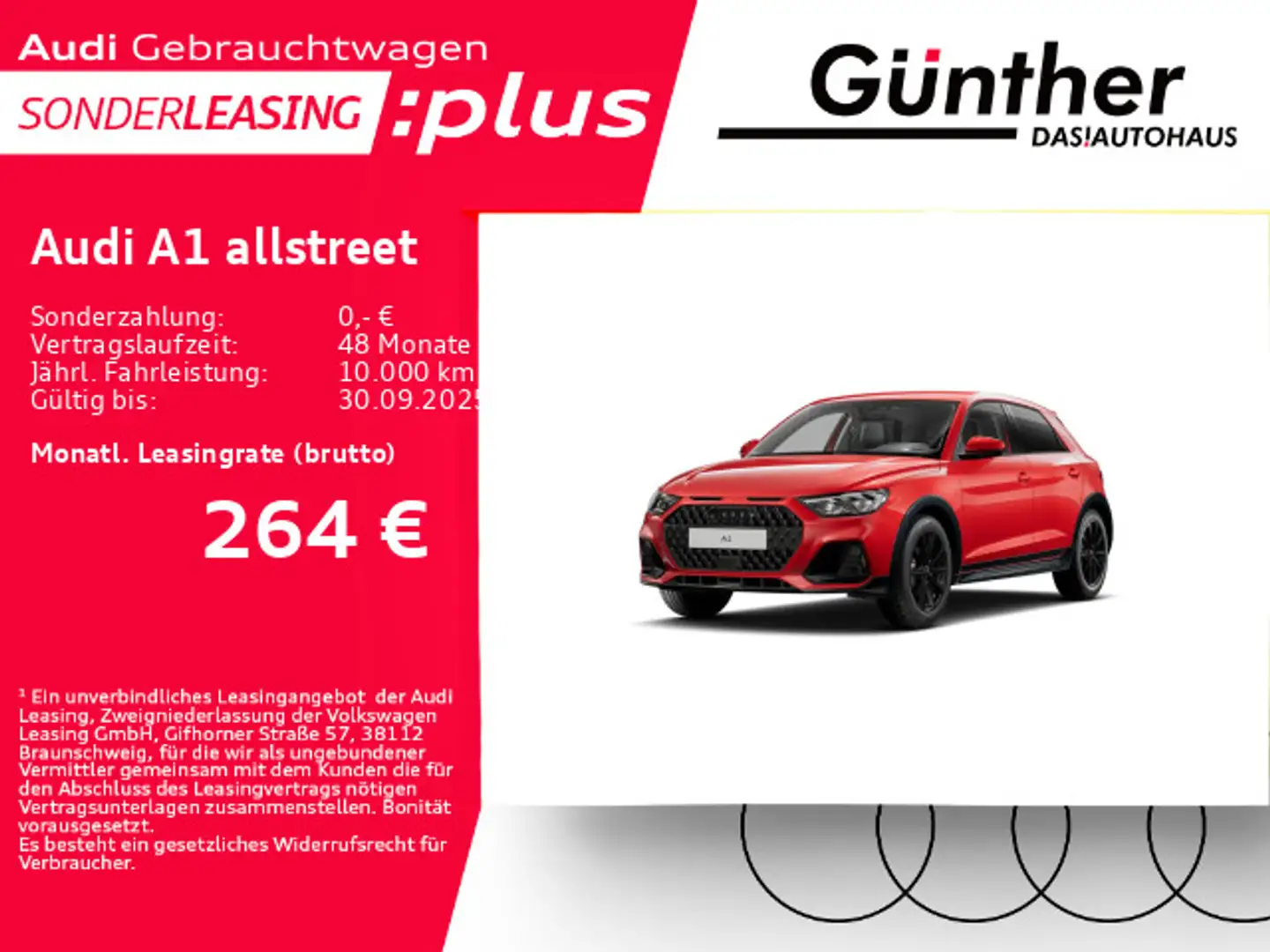 Audi A1 30 TFSI S TRONIC+WINTERRÄD+SPORTSIT Rouge - 1