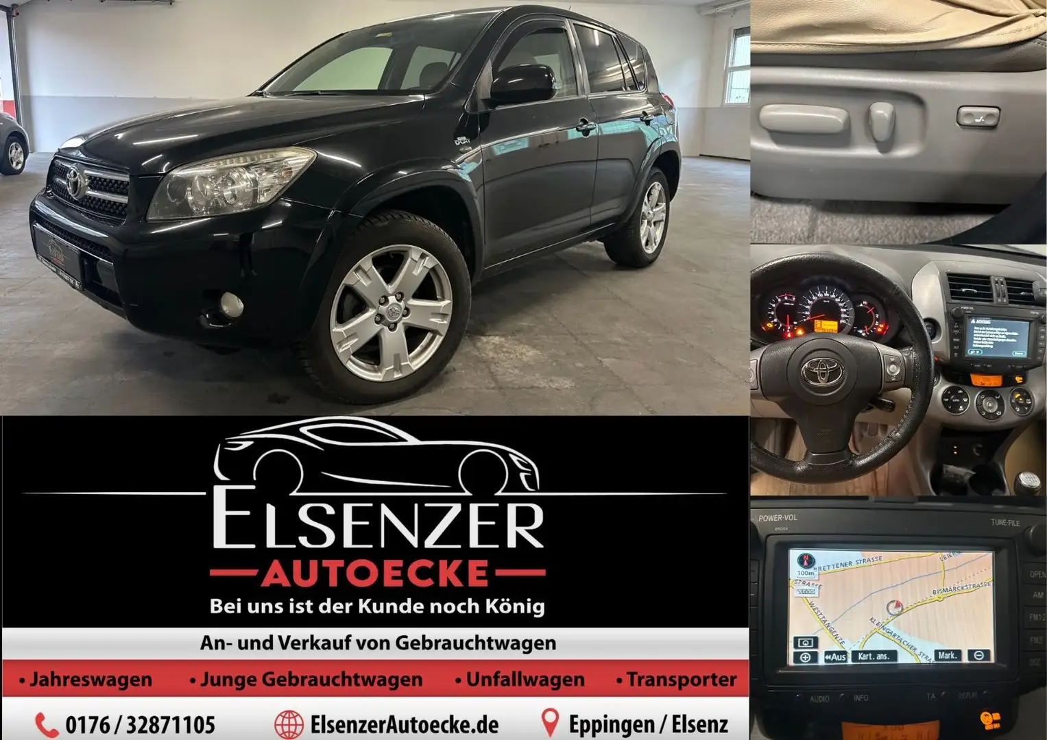 Toyota RAV 4 RAV4 Executive AHK Leder Navi SHZ Noir - 1