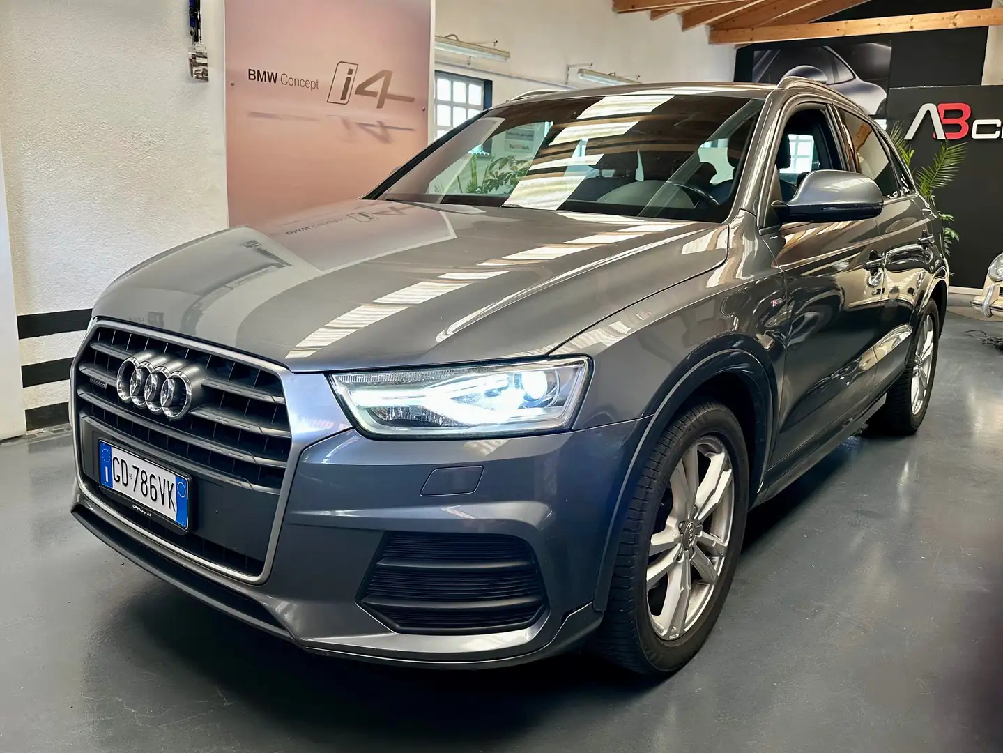 Audi Q3 Q3 2.0 tdi Sport QUATTRO S-LINE 150cv C/M Grigio - 1