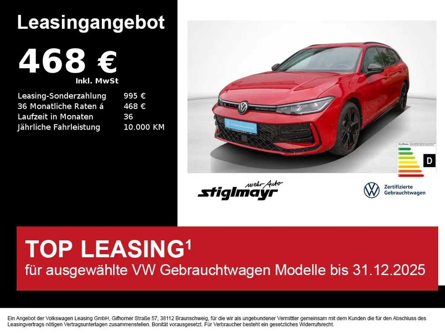 Volkswagen Passat R-Line 1.5 TSI eHybrid +R-Line+BlackStyle Rot - 1