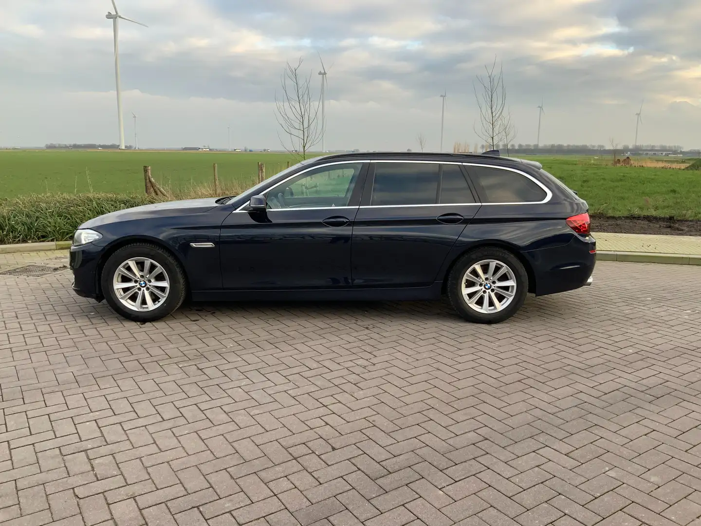 BMW 518 518 Diesel Touring Executive PANORAMA BTW auto Blauw - 1