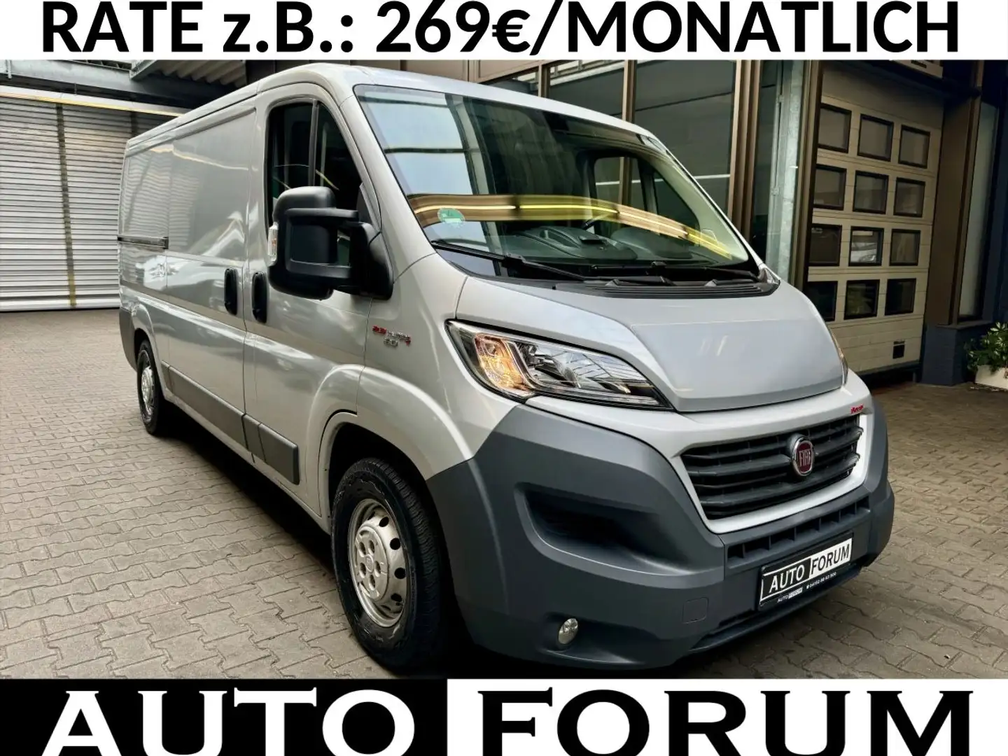 Fiat Ducato 2.3 JTD L2H1 AUTOMATIK KLIMA AHK NAVI CAM Gris - 1