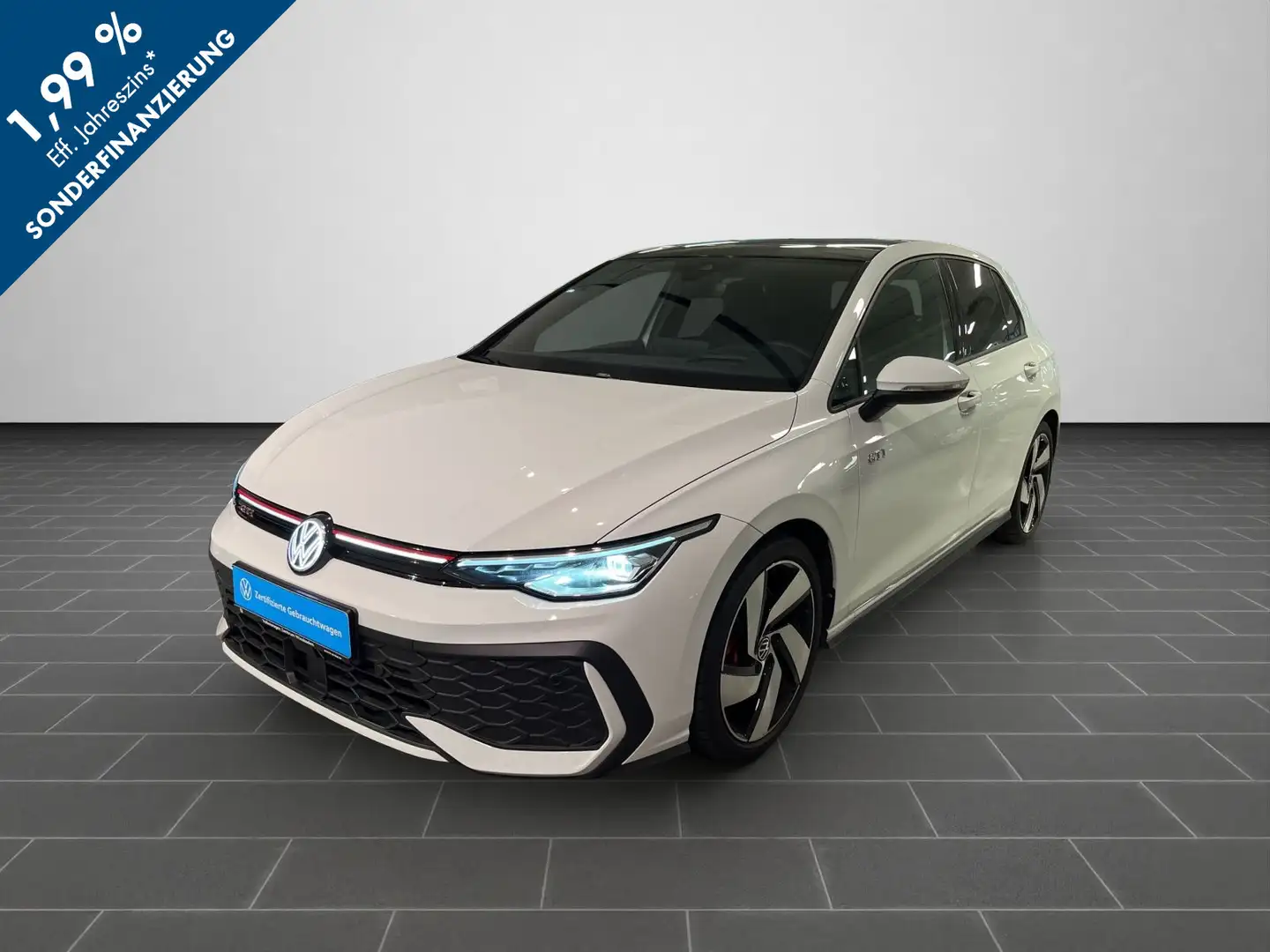 Volkswagen Golf GTI Golf VIII GTI 2,0 TSI DSG, Navi, Sitzh., Pano, H Weiß - 1