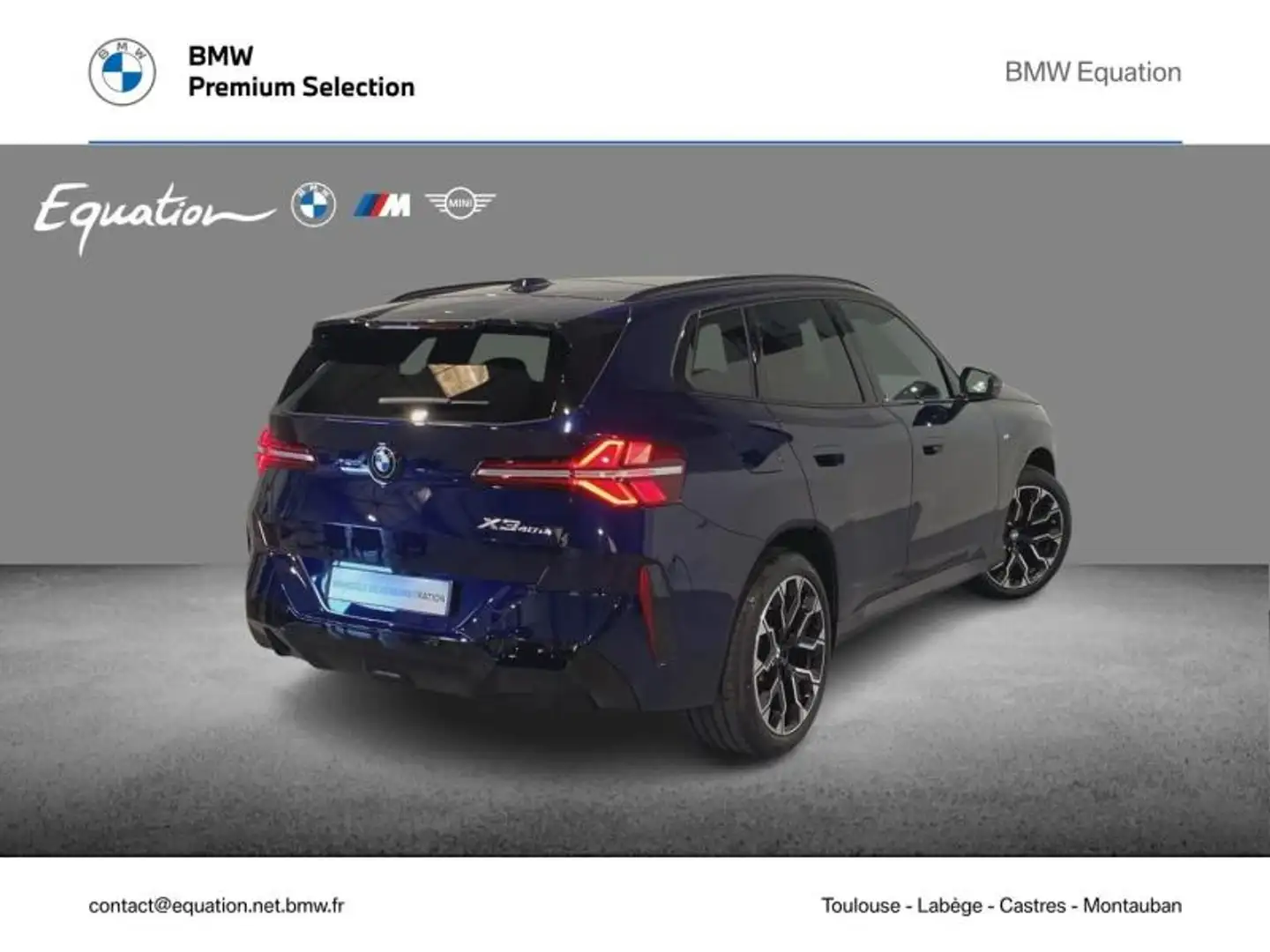 BMW X3 xDrive40d 303ch M Sport Blau - 2