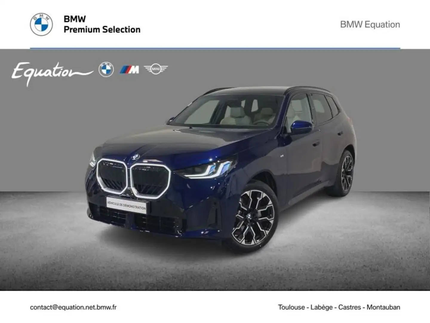 BMW X3 xDrive40d 303ch M Sport Blau - 1