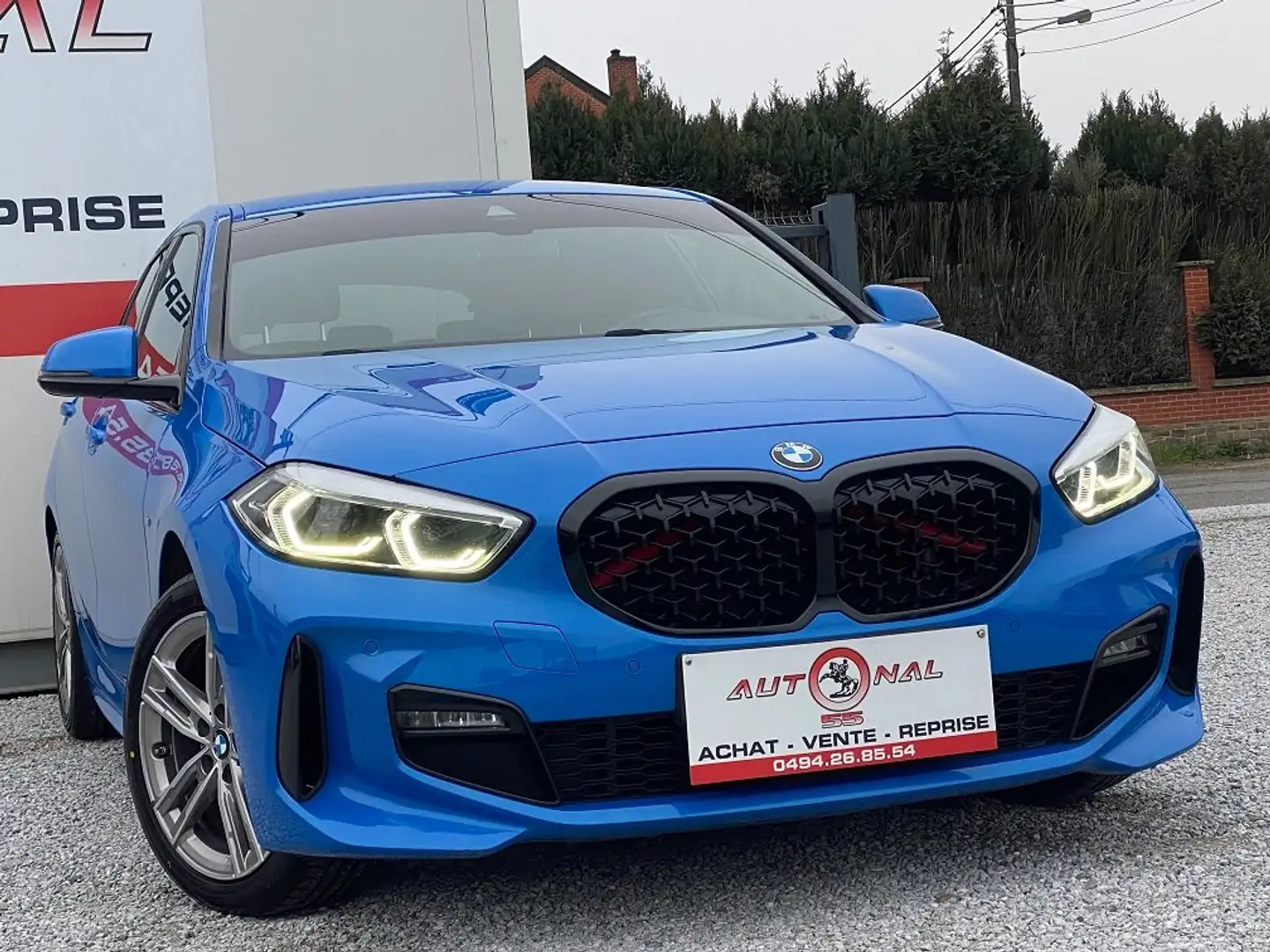 BMW 118 i 140CH PACK M*1°PROPRIO*XENON LED*GPS*CUIR*PDC Blauw - 2