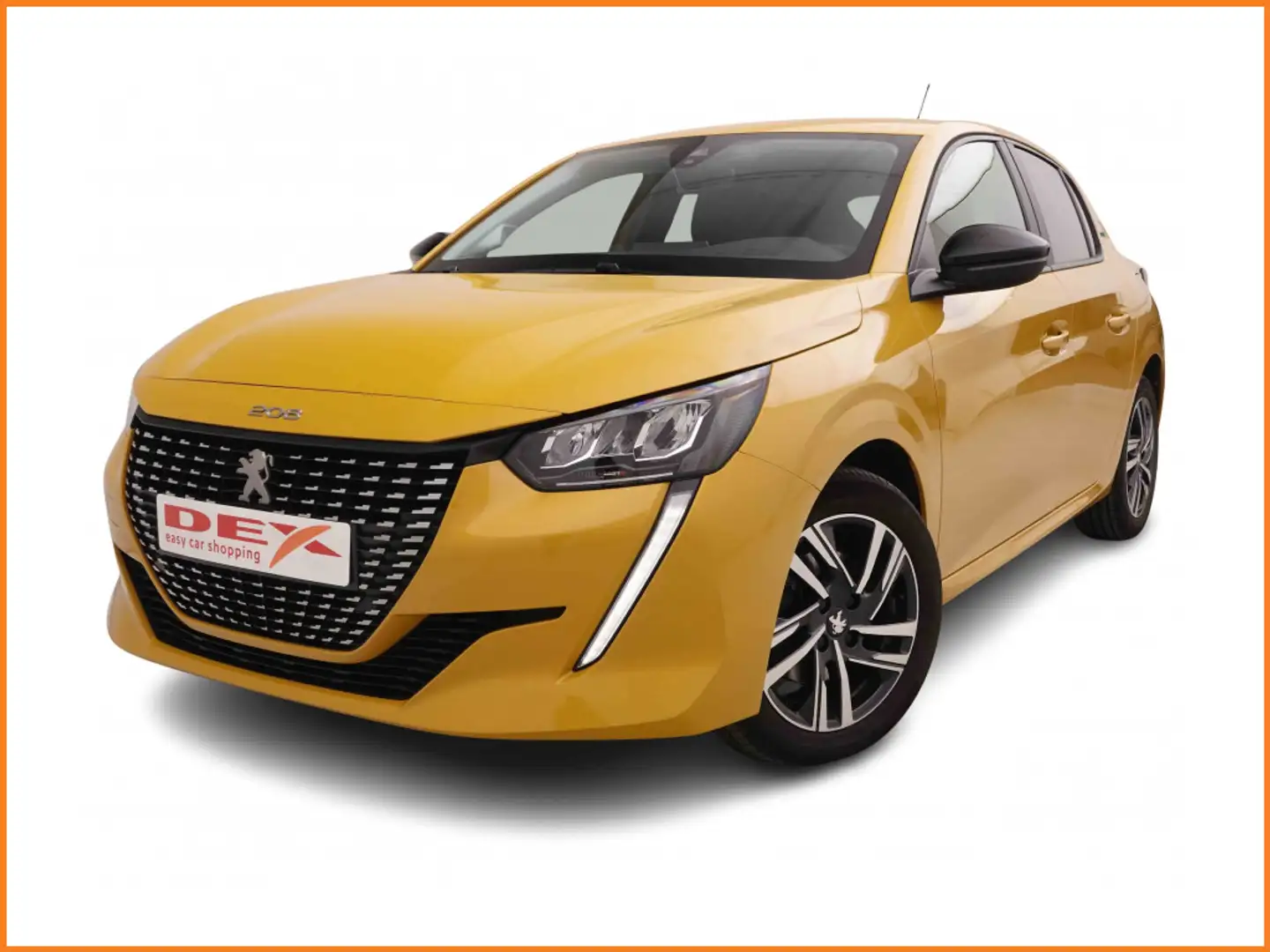 Peugeot 208 1.2T 100 Style + Car Play + Cam + Alu16 Geel - 1