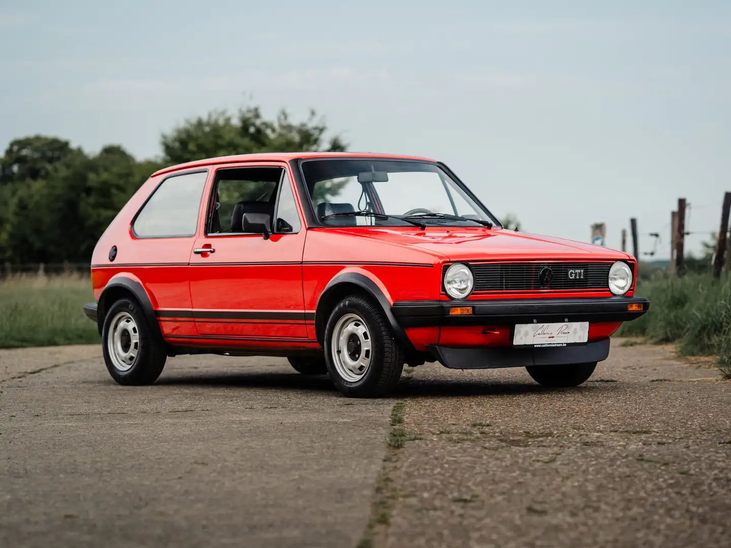 Volkswagen Golf Golf I GTI Rouge - 1
