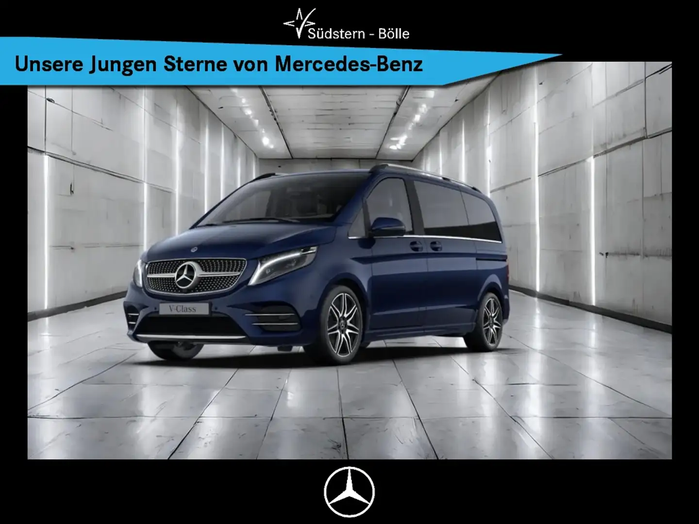 Mercedes-Benz V 300 d 4MATIC AVANTGARDE EDITION Kompakt AMG Blau - 1