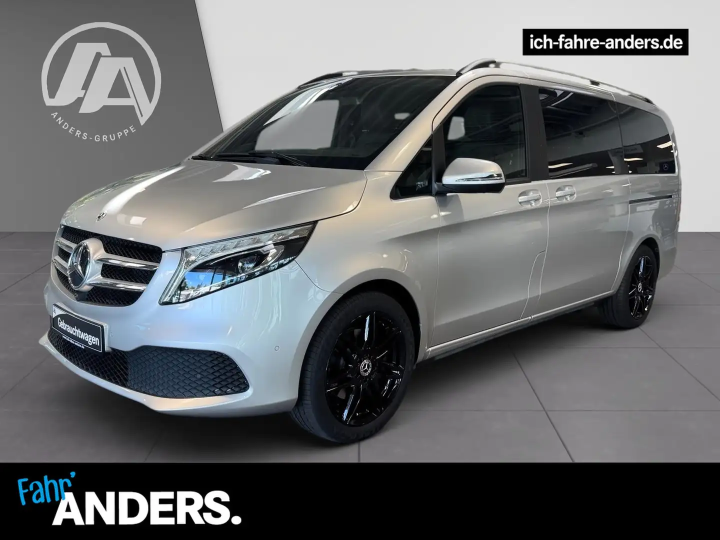 Mercedes-Benz V 250 Avantgarde MBUX*Distro*Liege*Burme*LED Argento - 1