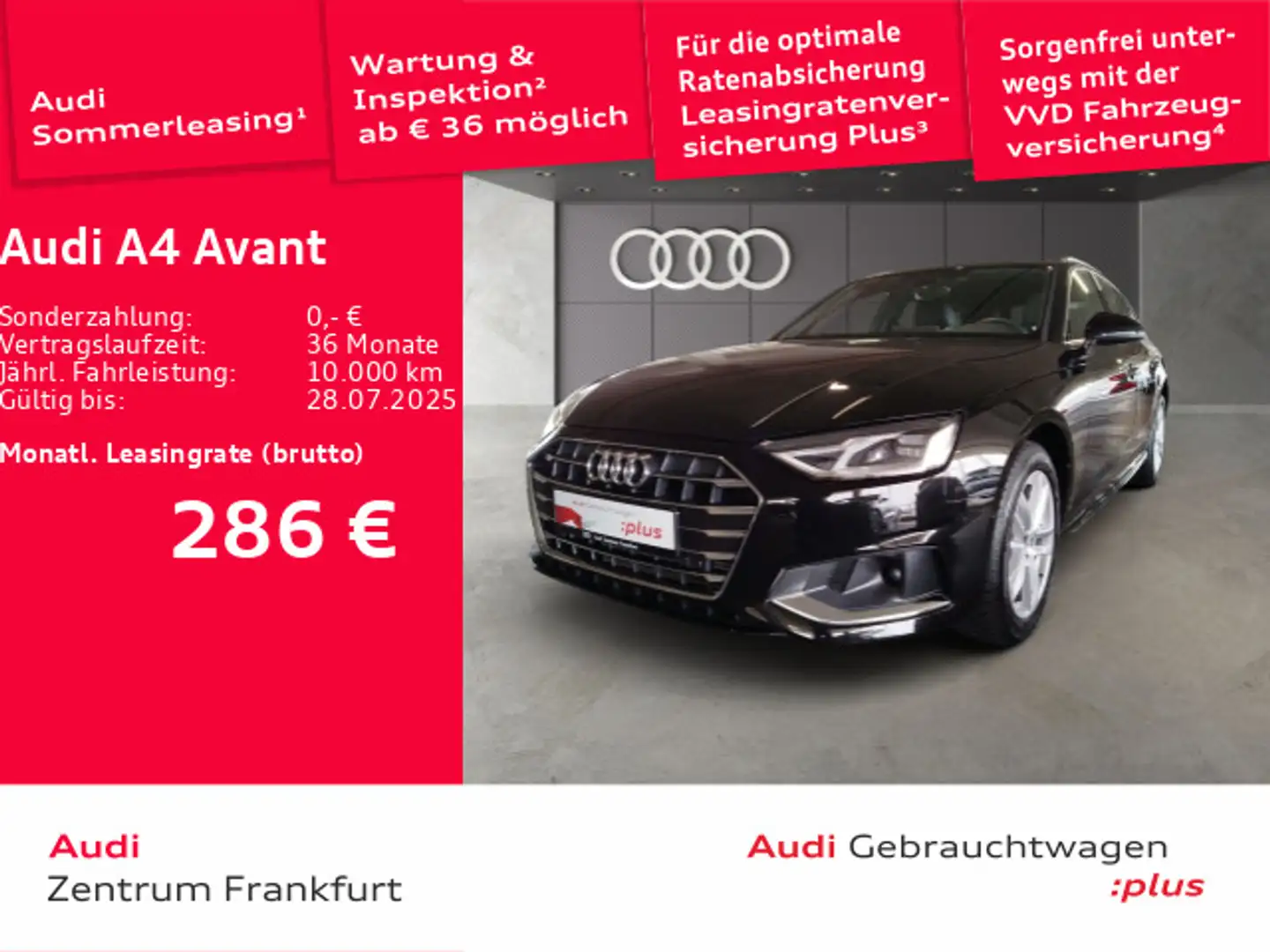 Audi A4 35 TFSI S tronic advanced LED VC DAB Te Schwarz - 1