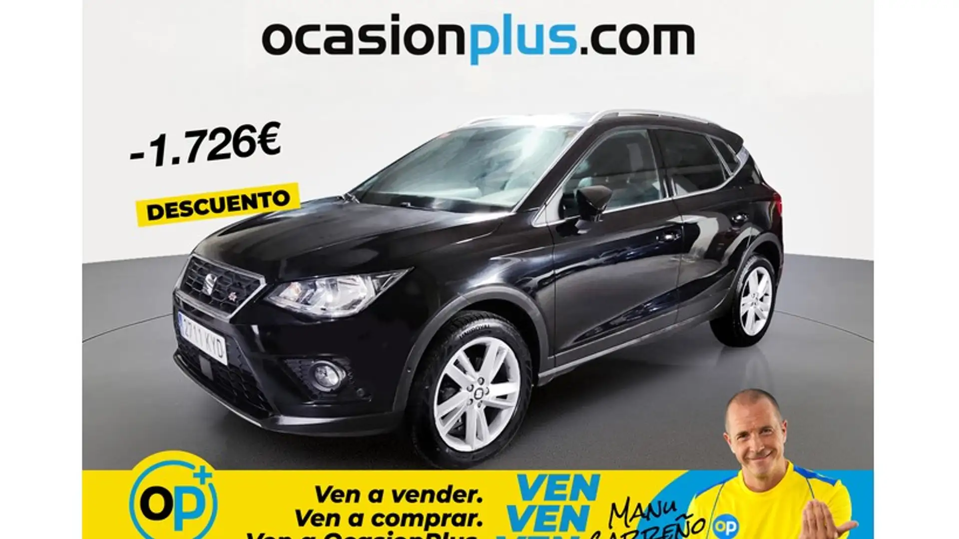 SEAT Arona 1.6TDI CR S&S FR 115 Negro - 1