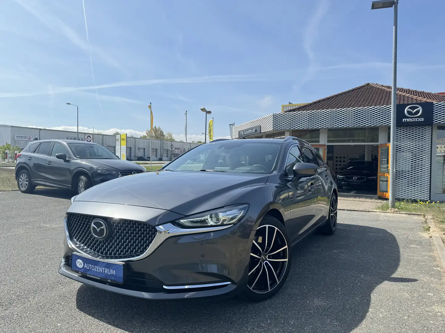 Mazda 6 SK D 184PS AT SPORTS SLPLUSPAK Matrix 360° AHK Grau - 1