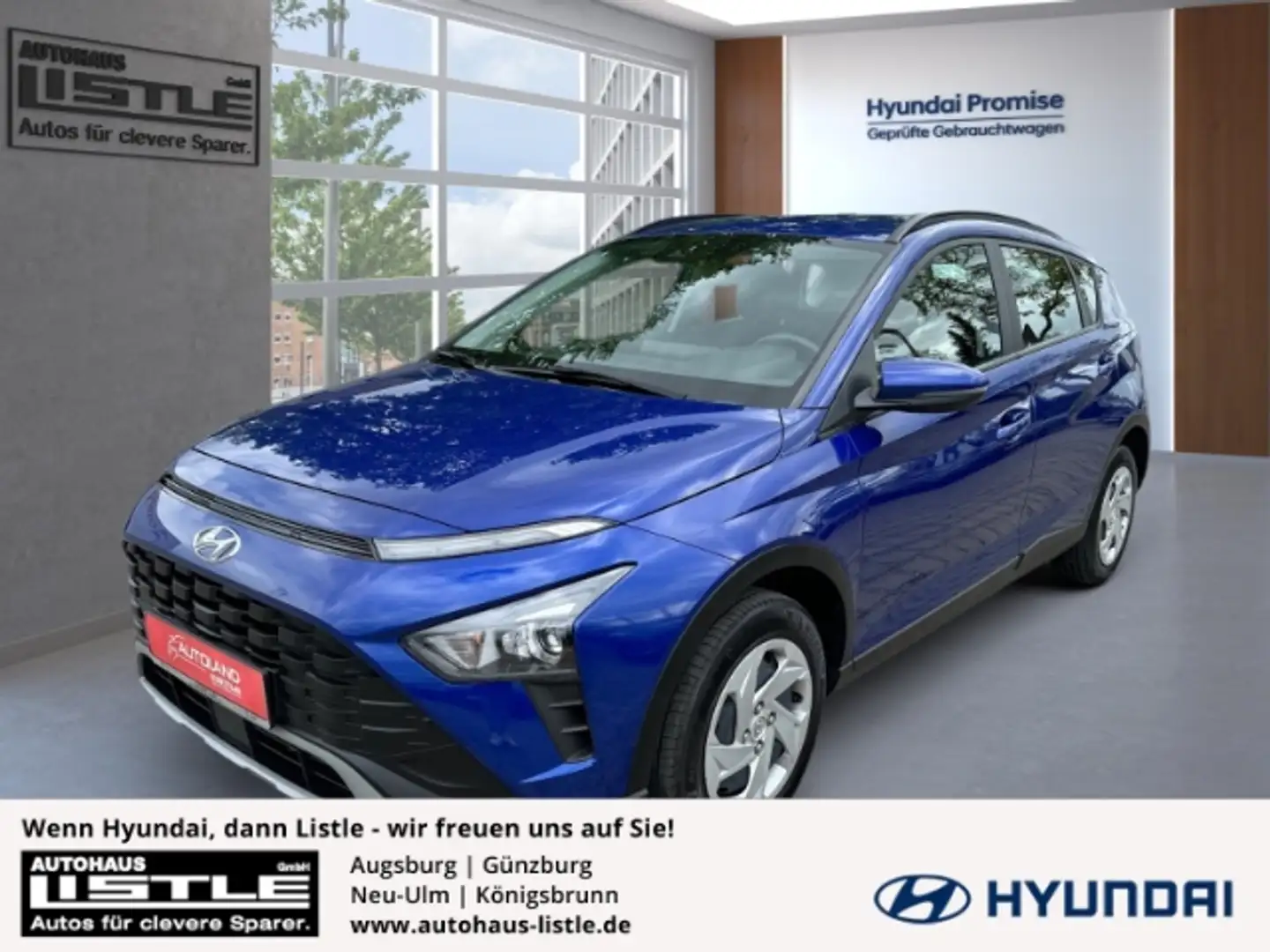 Hyundai BAYON 1.2 MPI 85HP Klimaanlage Radio Lichtsensor u.v.m. Azul - 1