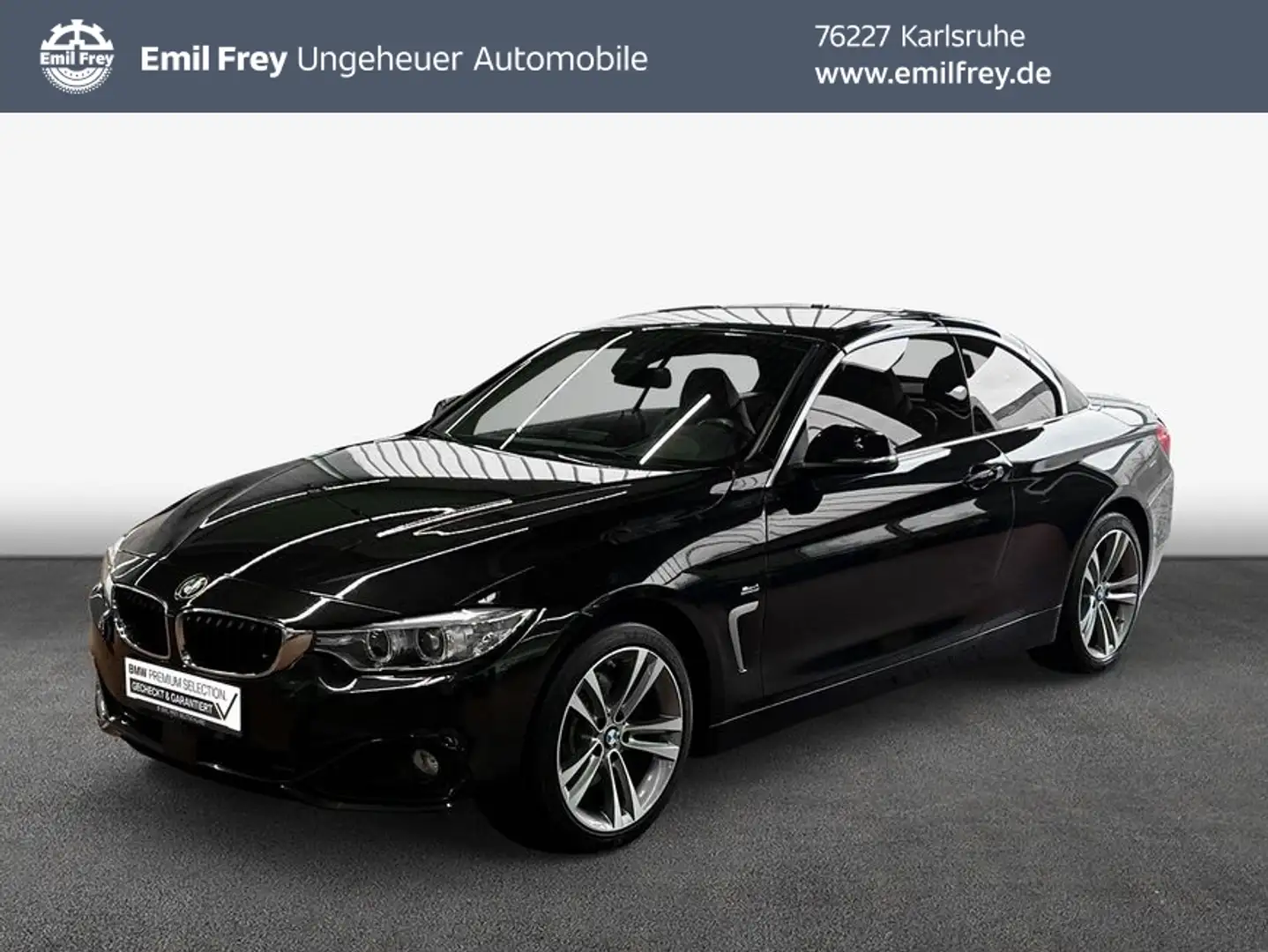 BMW 430 i Cabrio xDrive Sport-Aut. Sport Line *PDC*HiFi Schwarz - 1