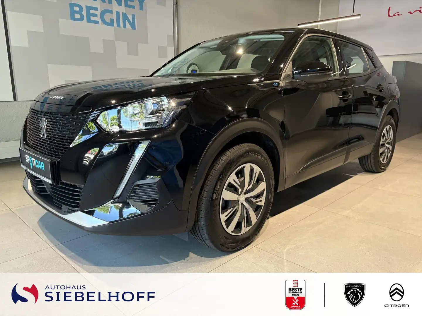 Peugeot 2008 e-2008 Active Elektromotor 136 Negro - 2