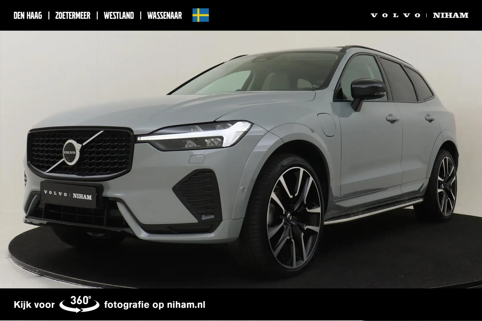 Volvo XC60 T6 PLUG-IN HYBRID AWD ULTRA DARK -PANO.DAK|BOWERS& Grijs - 1