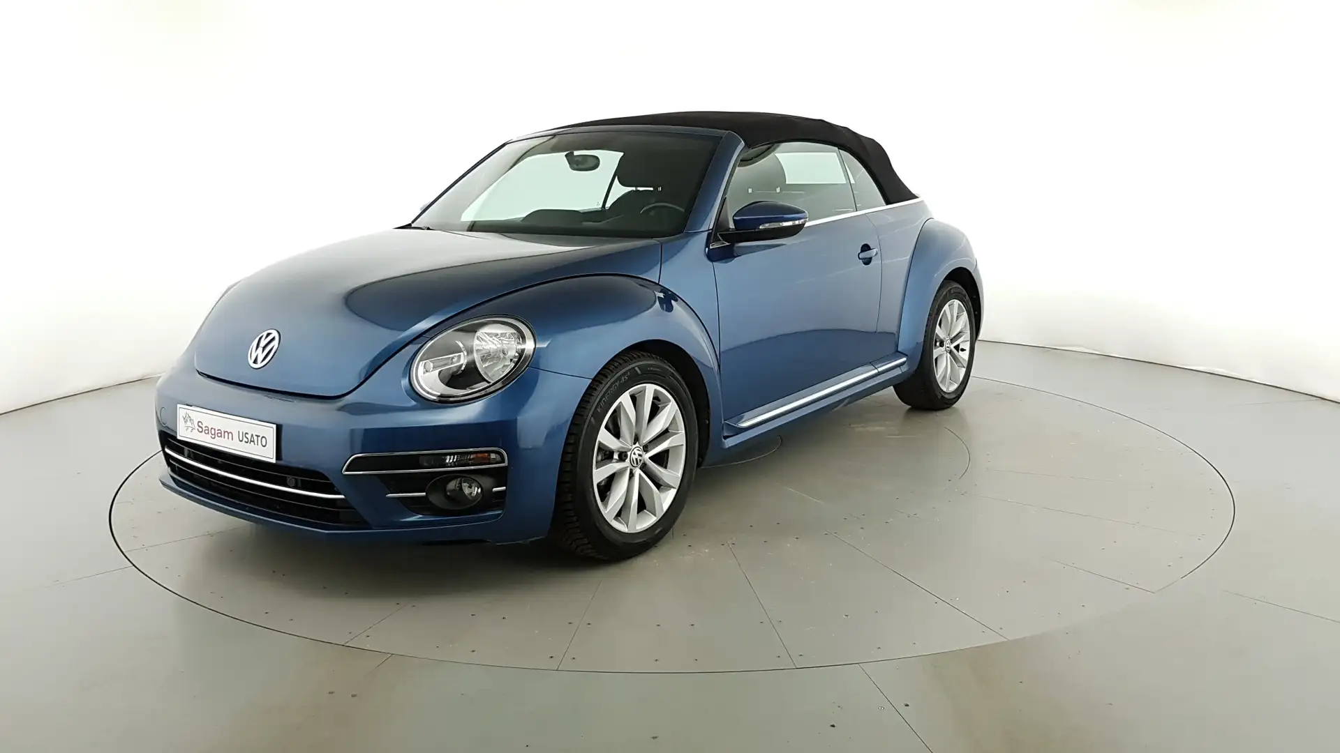 Volkswagen Maggiolino Cabrio 1.2 tsi Design 105cv Kék - 1
