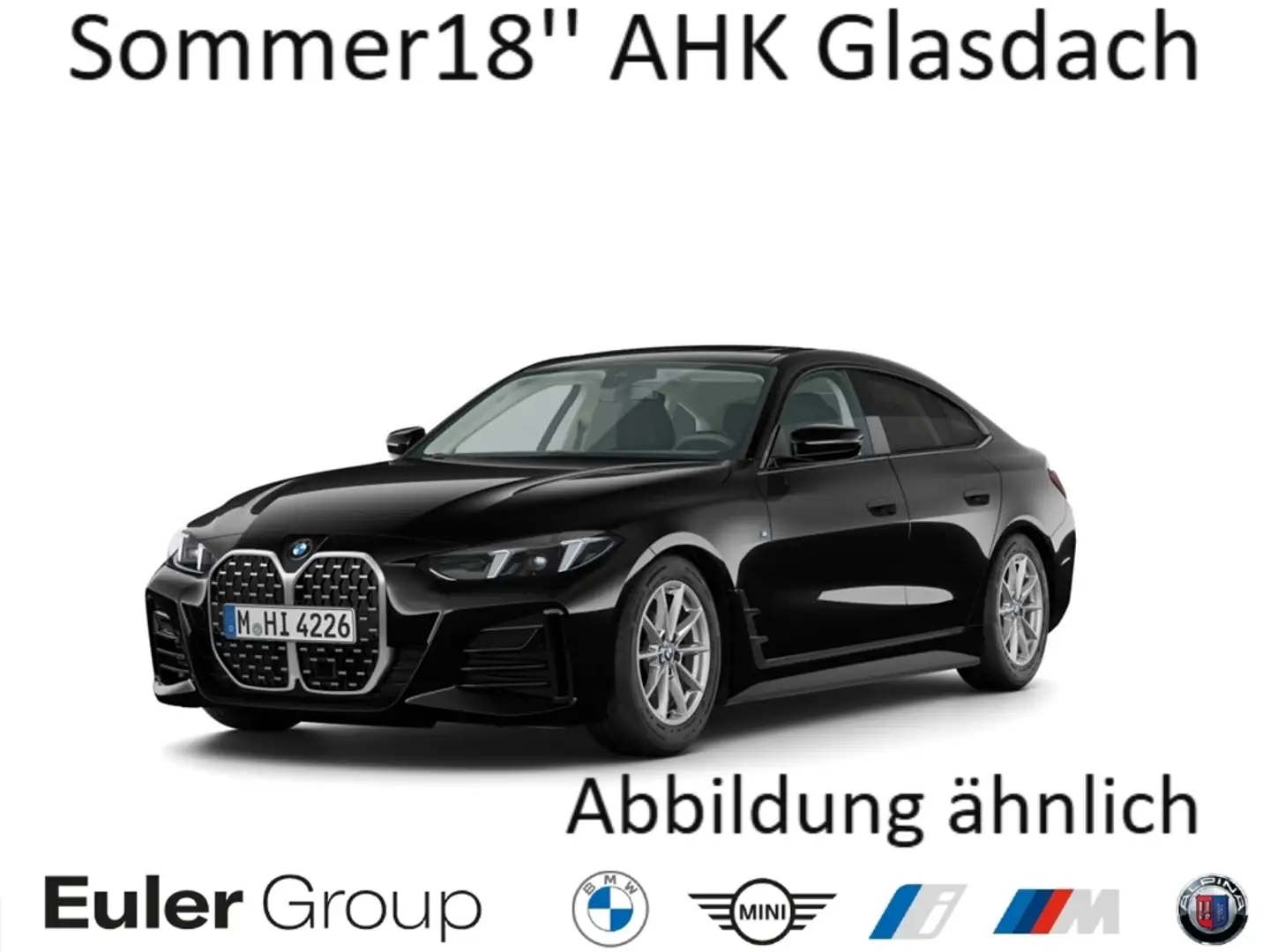 BMW 430 Gran Coupe i xDrive M-Sport Sommer18'' AHK Glasdac Schwarz - 1