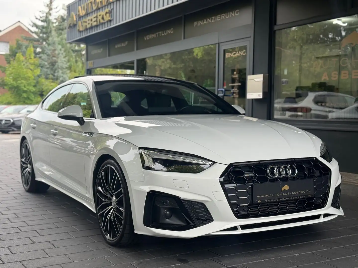 Audi A5 Sportback qu.2x S LINE MATRIX/PANO/STHZ/AHK Weiß - 1