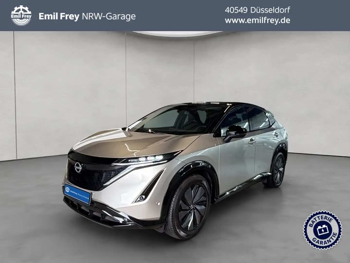 Nissan Ariya 87 kWh e-4ORCE AWD Evolve Pack Kamera/Navi Silber - 1