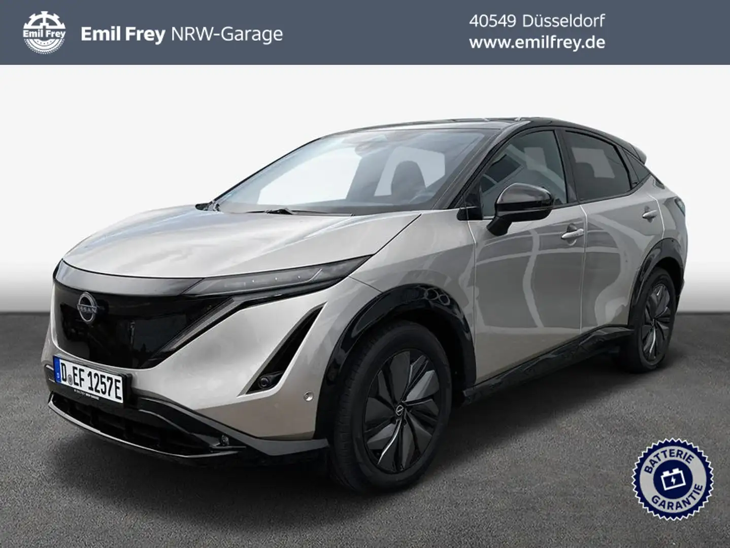 Nissan Ariya 87 kWh e-4ORCE AWD Evolve Pack Kamera/Navi Argent - 1