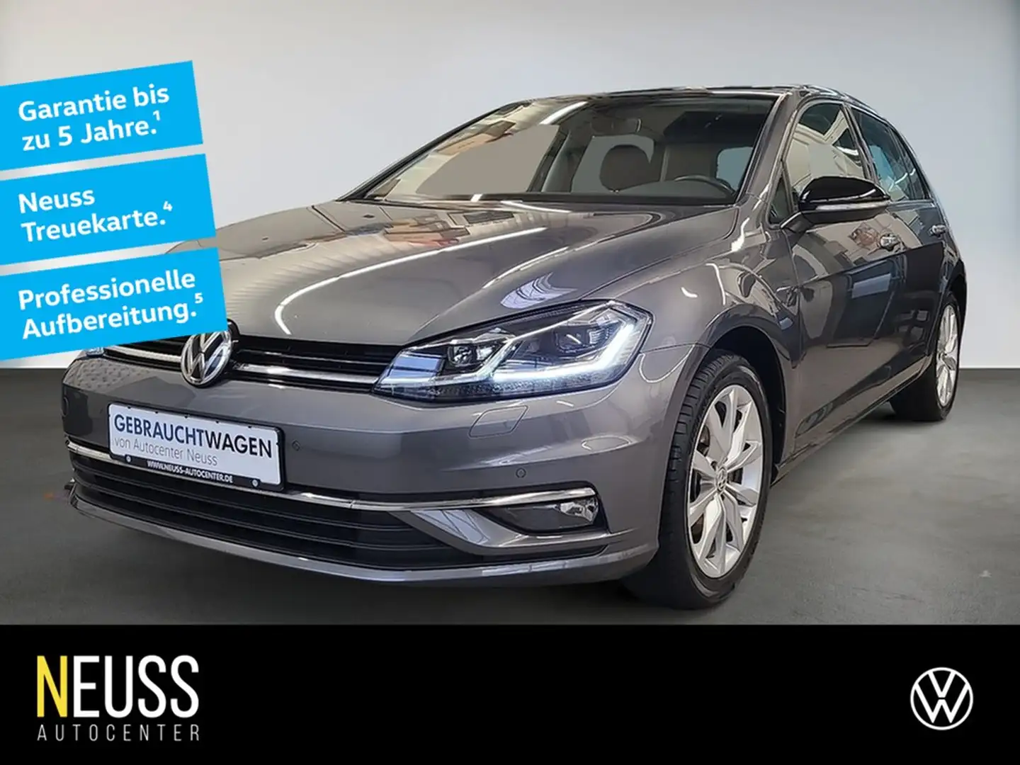 Volkswagen Golf VII 1.5 TSI DSG Highline +AHK+PANO+SHZ+ACC+ Gris - 1