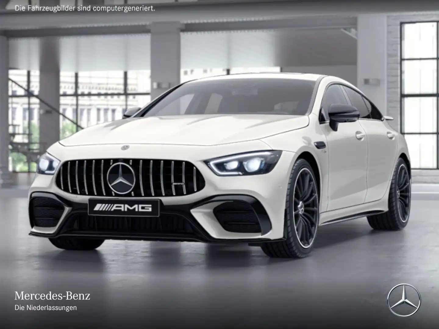 Mercedes-Benz AMG GT 53  Cp. 4M AeroPak Perf-Sitze Perf-Abgas Weiß - 2