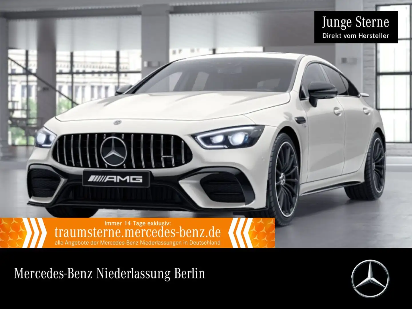 Mercedes-Benz AMG GT 53  Cp. 4M AeroPak Perf-Sitze Perf-Abgas Weiß - 1