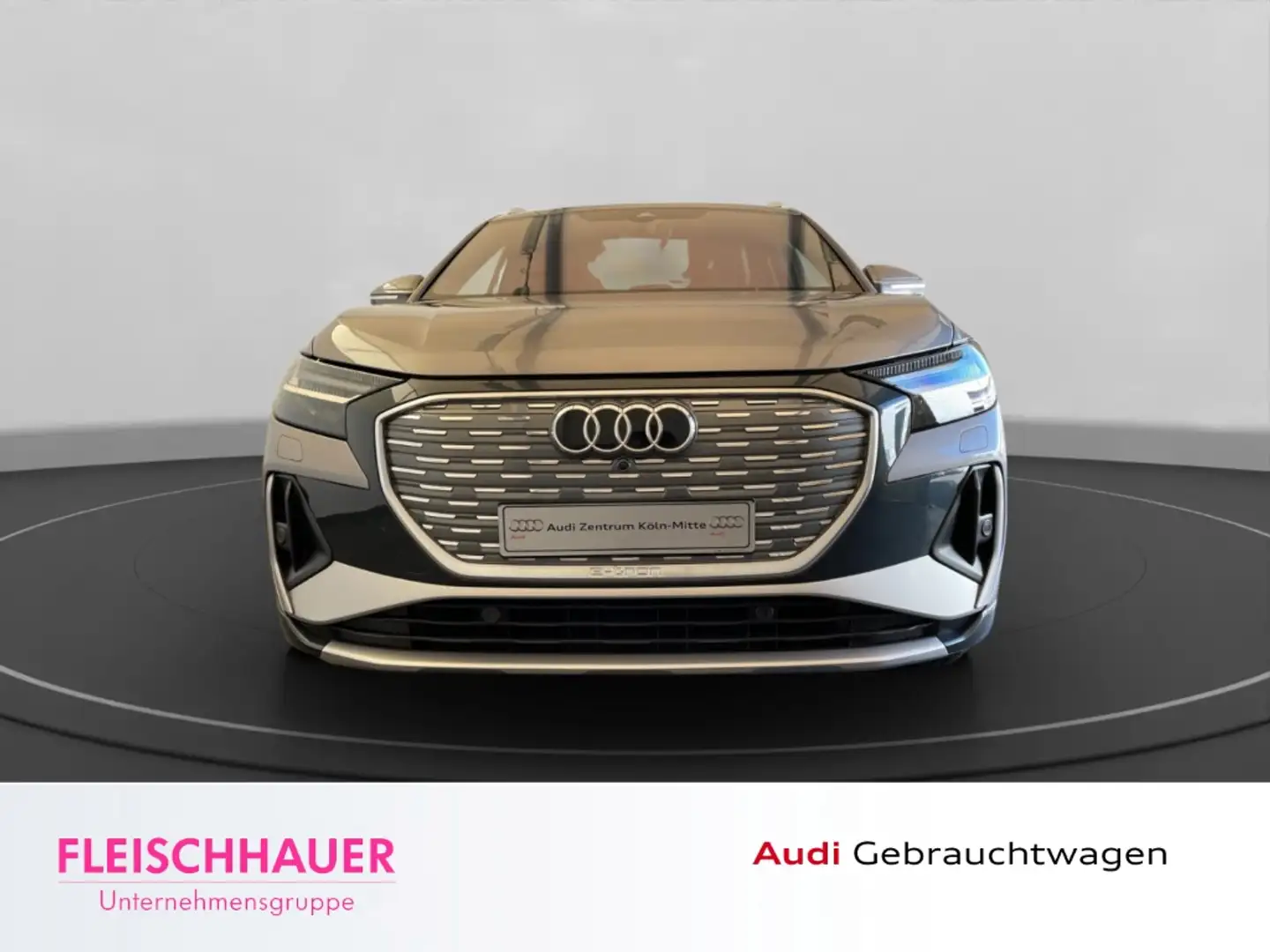 Audi Q4 e-tron 50 quattro S-Line HUD Matrix ACC Leder VC Navi Spo Grau - 2
