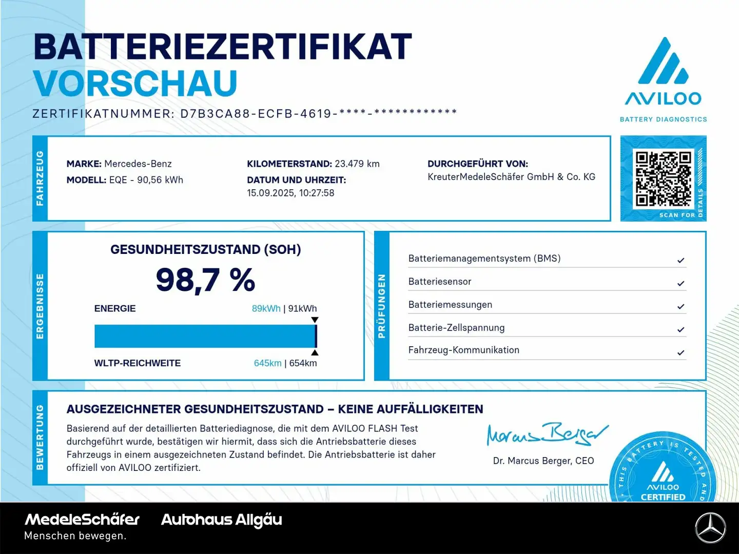 Mercedes-Benz EQE 53 EQE 53 AMG 21" KERAMIK Massage Hyper MAGNO NP151 Grau - 2