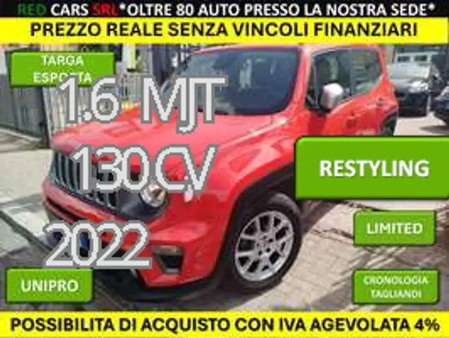 Jeep Renegade 1.6mjt 130cv UNIPRO RESTYLING' *PREZZO VERO*CRONO TAGLIANDI