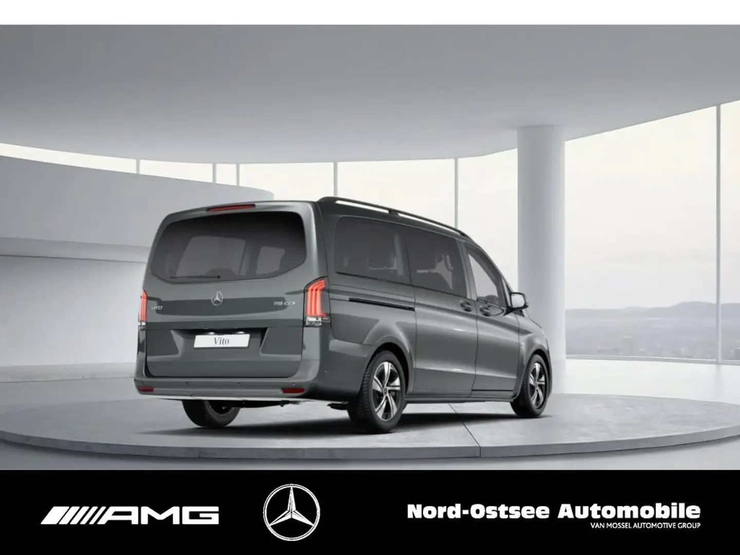 Mercedes-Benz Vito 119 CDI MIXTO SELECT DISTRONIC+360°+STDHZG+ Gris - 2