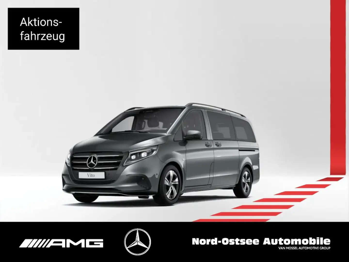 Mercedes-Benz Vito 119 CDI MIXTO SELECT DISTRONIC+360°+STDHZG+ Grau - 1