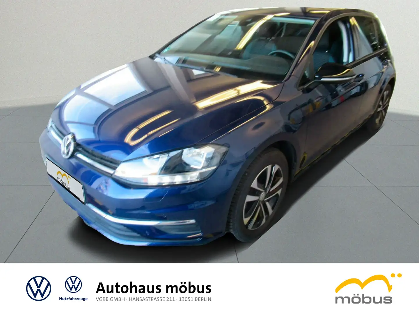 Volkswagen Golf VII 1.0 TSI IQ.DRIVE*ACC*LED*MFL*PDC*GRA* Blau - 2