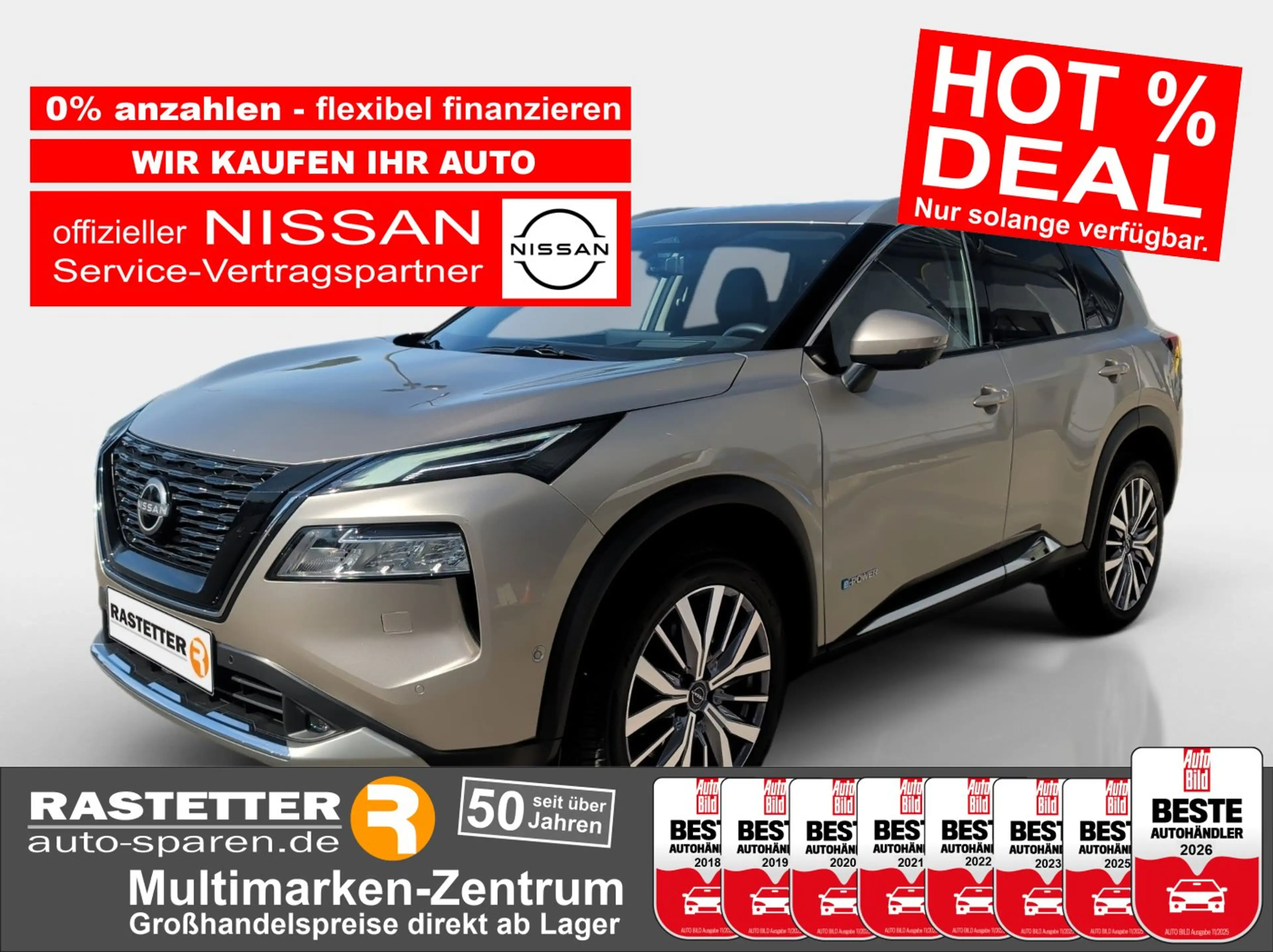 Nissan X-Trail e-POWER tekna Leder+20Z+ProPilot+Navi+ACC+eHeckkl+