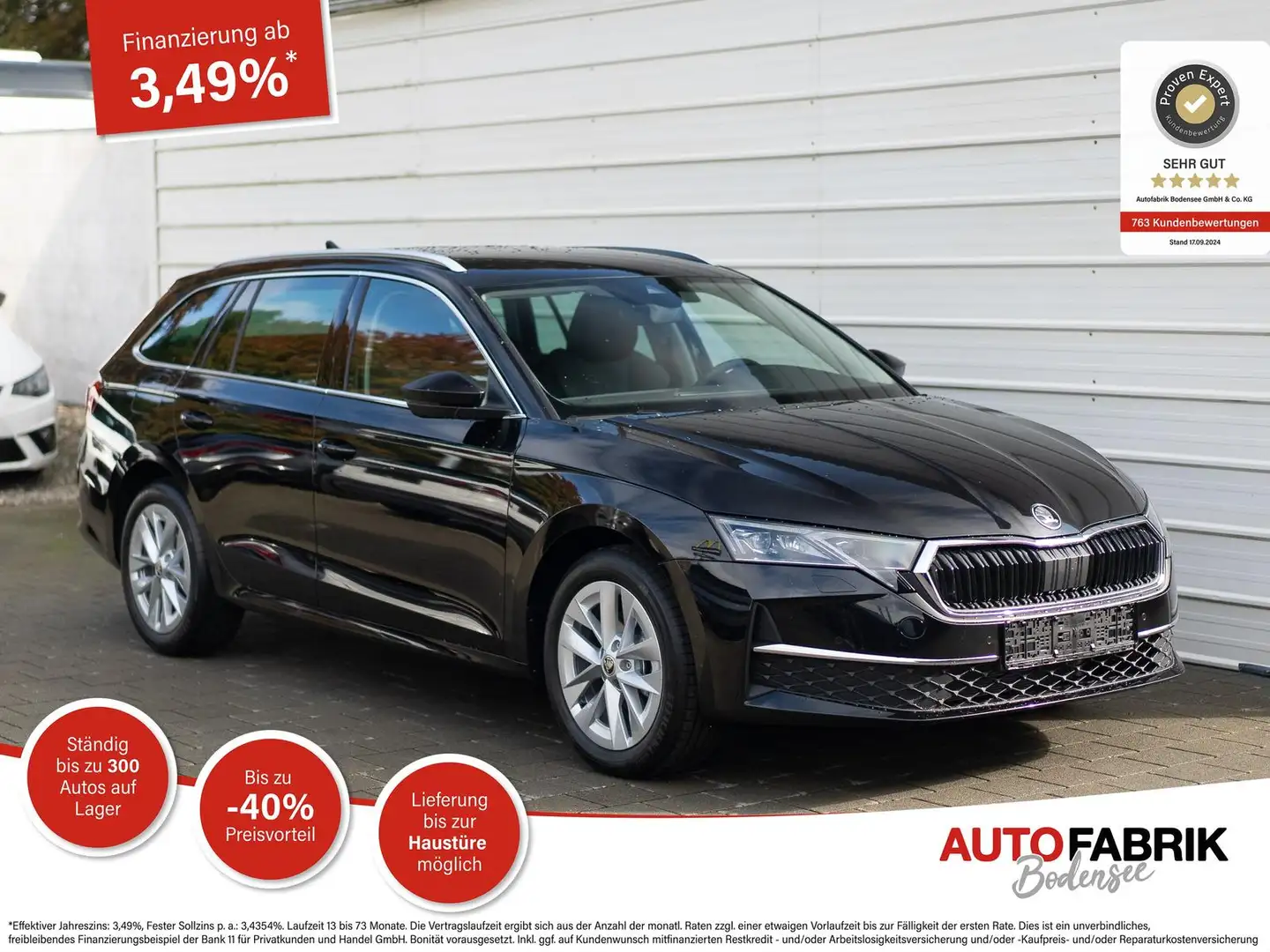 Skoda Octavia Combi Top Selection 1.5 TSI e-Tec DSG *Matrix*ACC* Black - 1