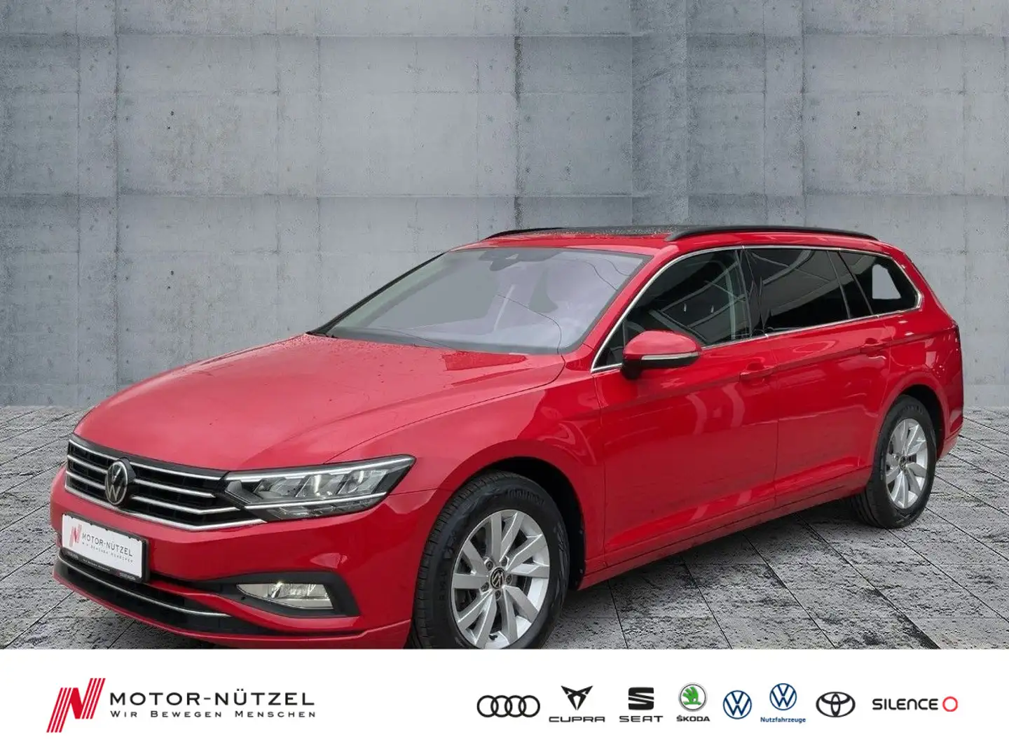 Volkswagen Passat Variant 2.0 TDI BUSINESS LED+NAV+AHK+PANO Rot - 1