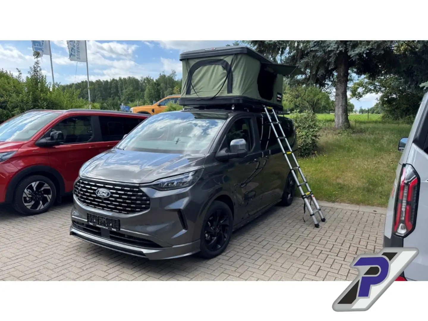 Ford Tourneo Custom Titanium L1 vanexxt IRMSCHER-STYLING Level 2 +STAN Grau - 2
