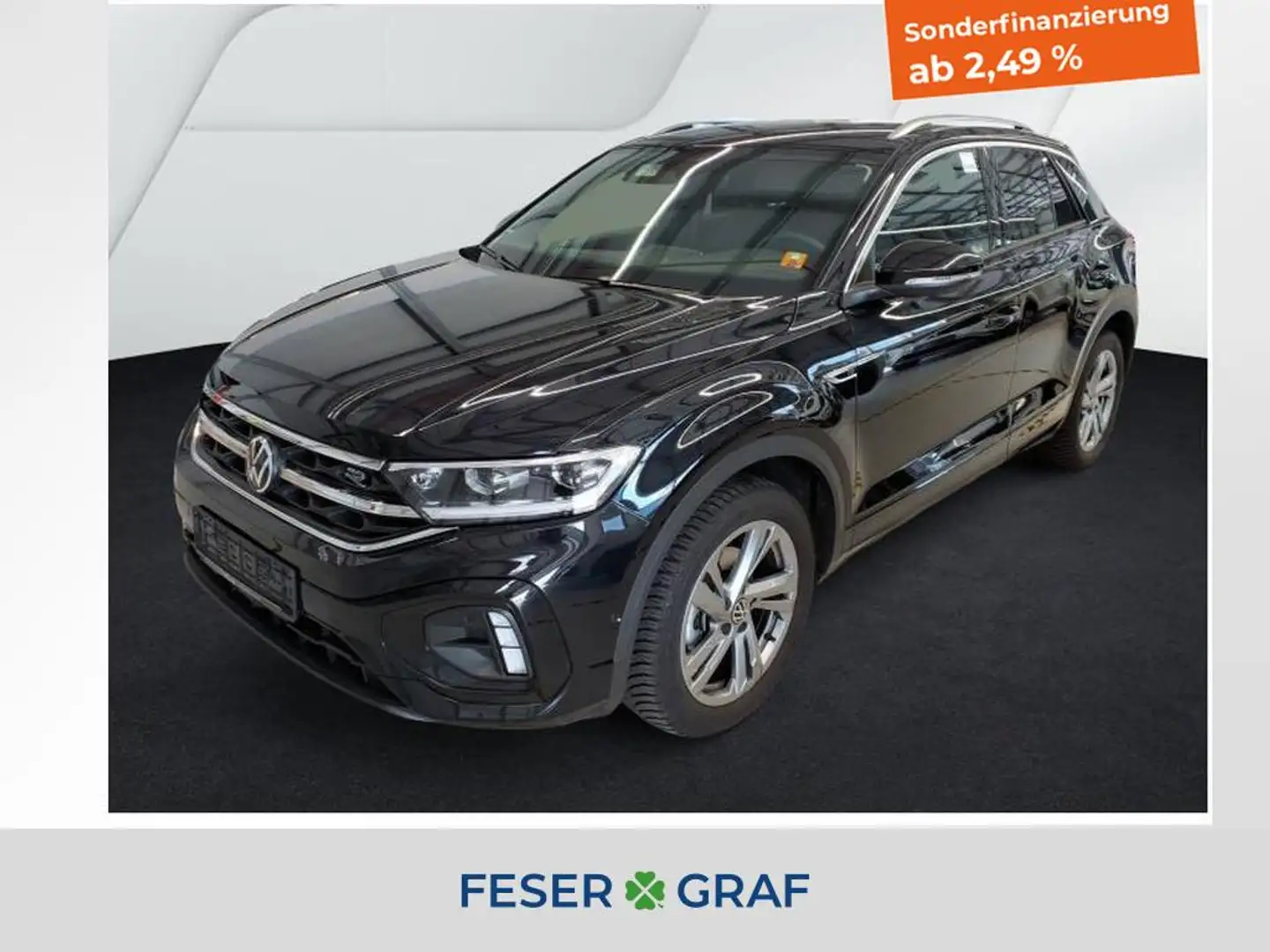 Volkswagen T-Roc R-Line 1.5 TSI 7-DSG AHK KAMERA Schwarz - 1