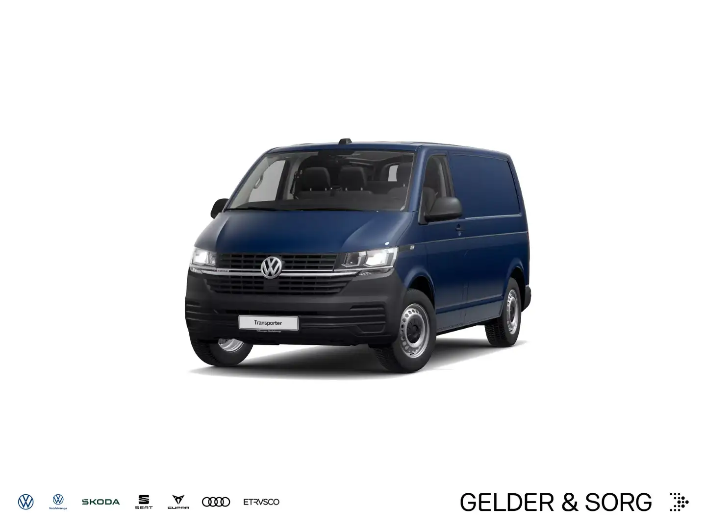 Volkswagen T6 Transporter 2.0 TDI DSG*4X4*AHK*RFK*DAB+*Sitzh. Blau - 1
