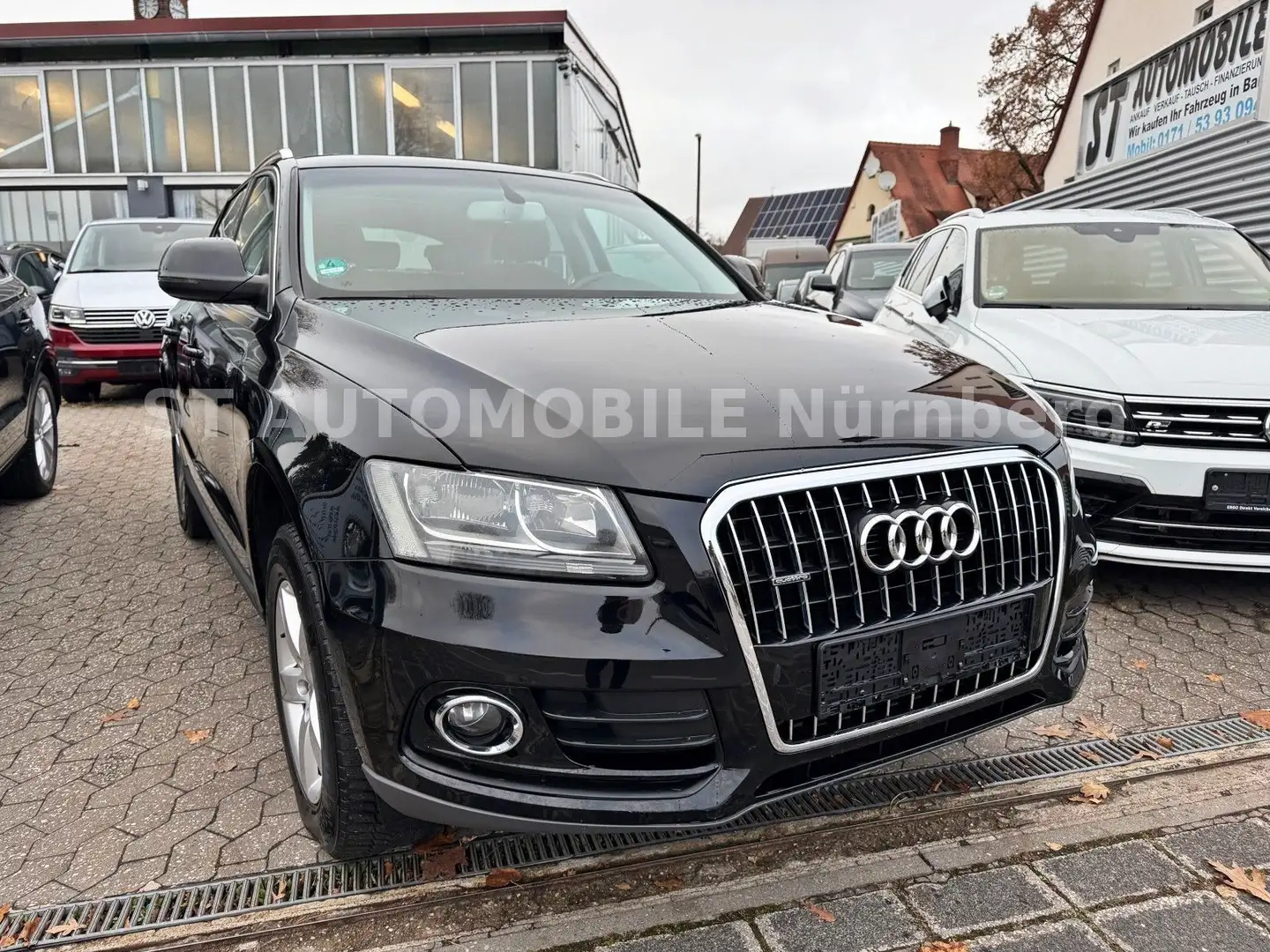 Audi Q5 2.0 TDI quattro*1.HAND*AHK*STANDHZG*PANORAMA* Zwart - 1