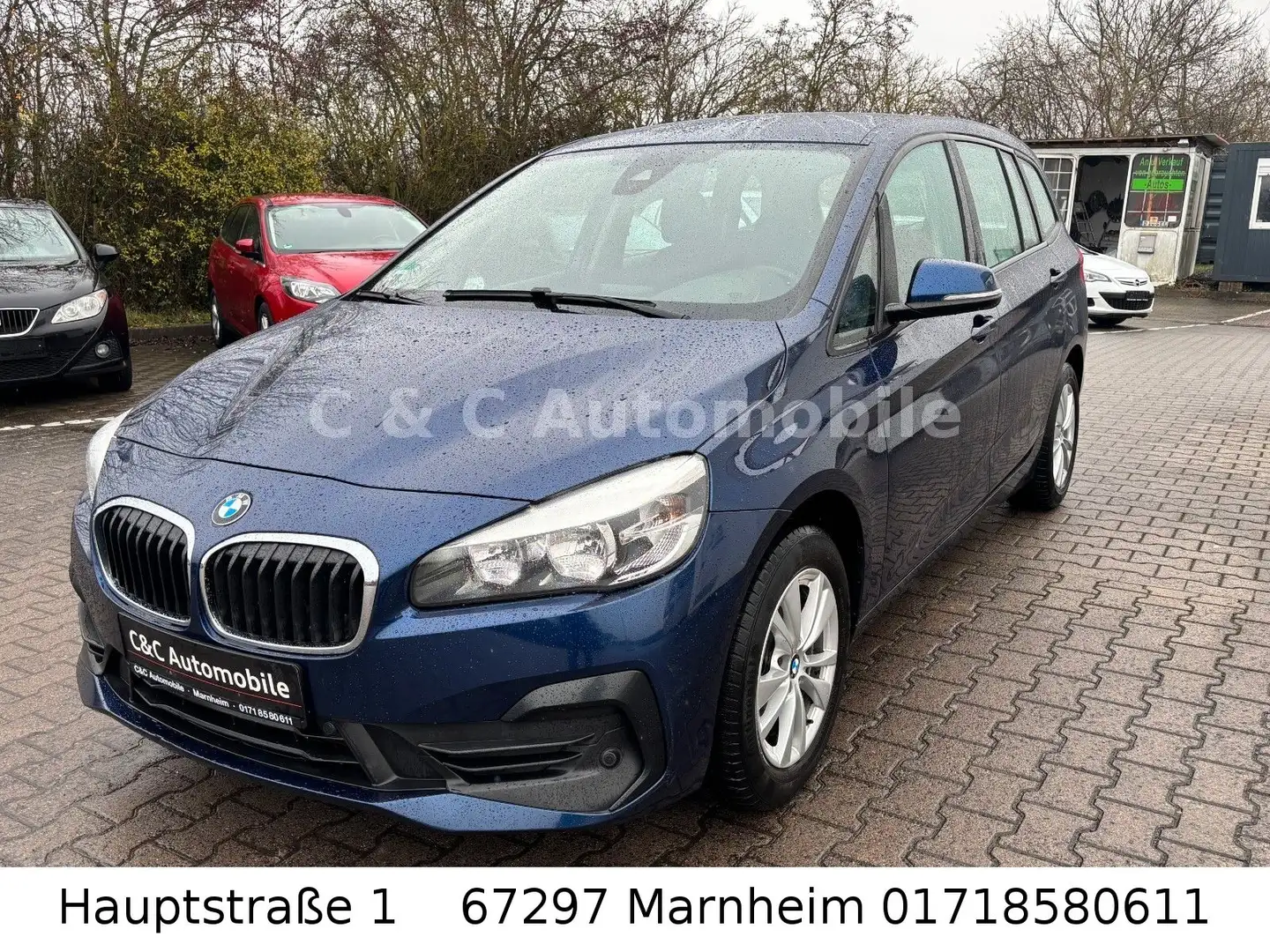 BMW 216 d Gran Tourer/AHK/Navi/8 Fachbereift Blau - 1