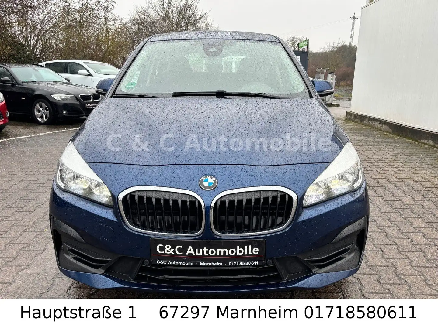 BMW 216 d Gran Tourer/AHK/Navi/8 Fachbereift Blau - 2