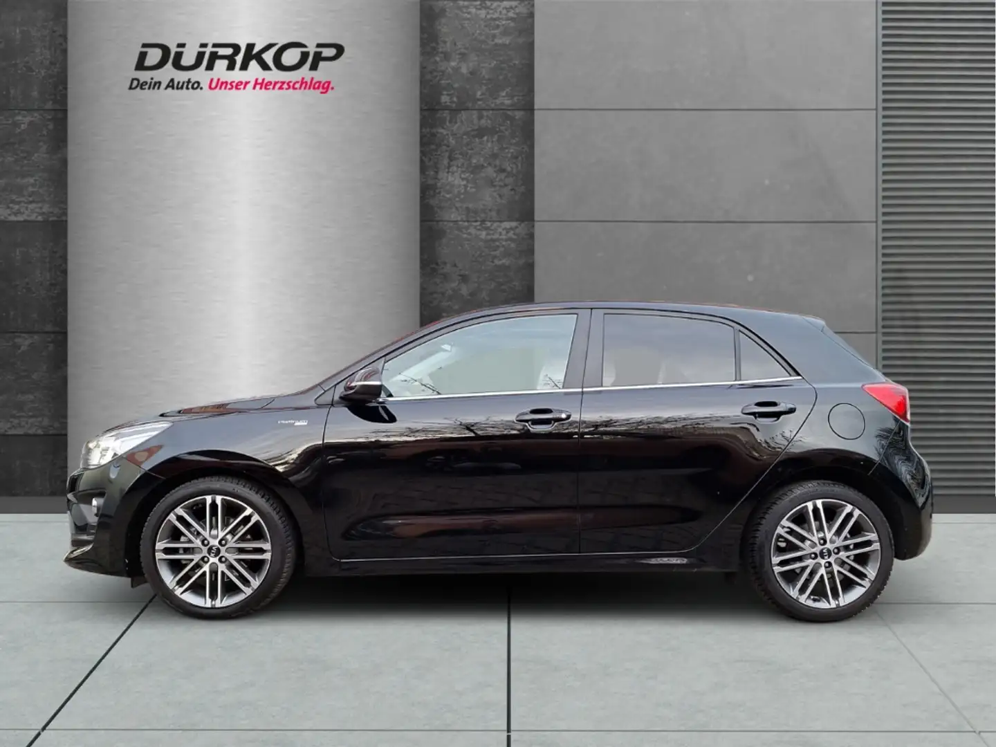 Kia Rio Platinum Schiebedach Navi Leder Allwetter Schwarz - 2